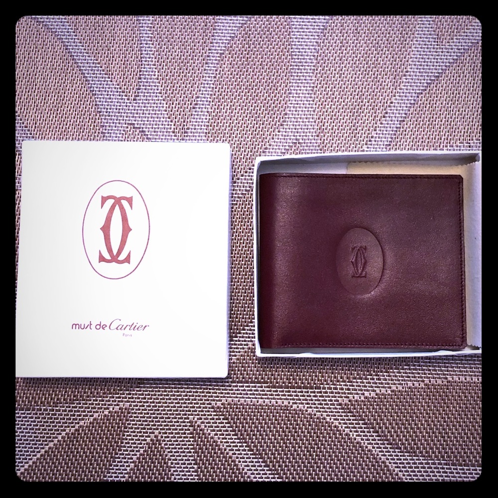 Authentic Must de Cartier Credit Card Wallet
